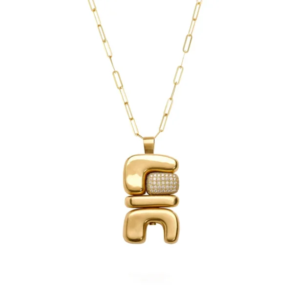 Joelle Kharrat Air 2 Totem Pendant with Diamonds