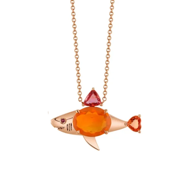 Daniela Villegas Baby Shark Tiburoncillo Necklace