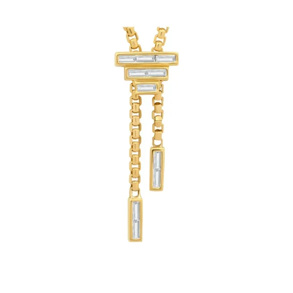 Graziela Baguette Bolo Necklace