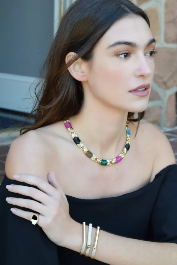 Rainbow K Cleopatra Necklace