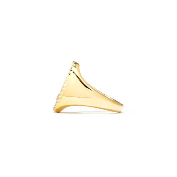 Yvonne Léon Diamond Oval Chevaliere Ring