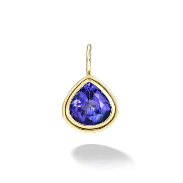 Retrouvai Double Skin Bezel Tanzanite Charm