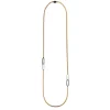 Nikos Koulis Feelings Necklace with Diamonds & Black Enamel