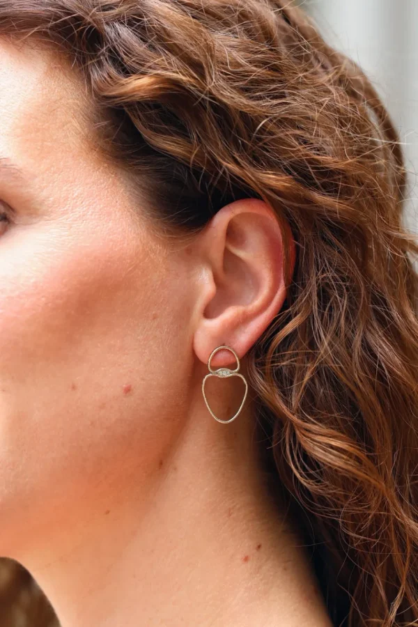 Fernando Jorge Fluid Diamond Small Chain Earrings
