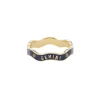 Marlo Laz Gemini Zodiac Enamel Wave Band III