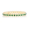 Tiny Gods Jardin Emerald Stretch Bezel Bracelet