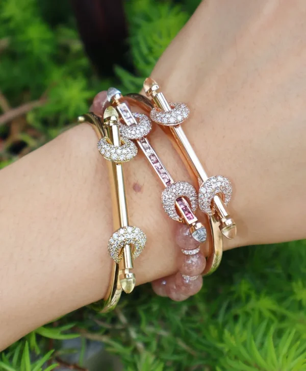 Ananya 18K Yellow Gold Chakra Icon Bracelet