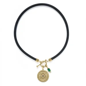 Azlee Large Divine Silk Toggle Choker