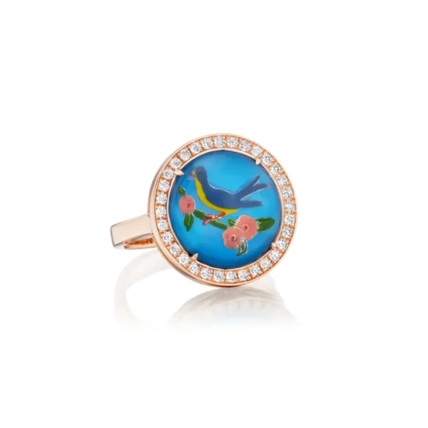Francesca Villa Little Blue Bird Ring