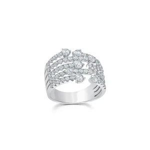 Graziela Medium Diamond Cage Ring