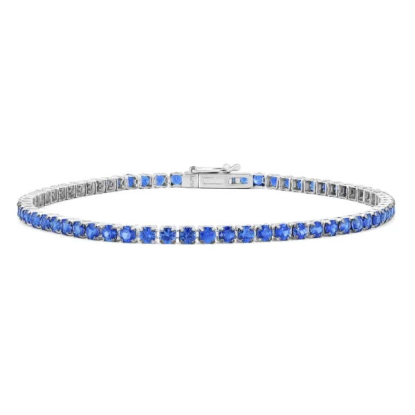 Tiny Gods Medium Invisible Blue Sapphire Bracelet