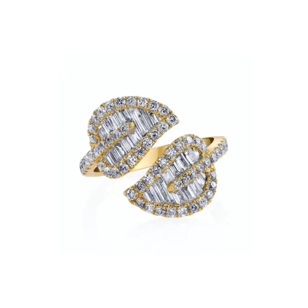Anita Ko Medium Leaf Diamond Ring