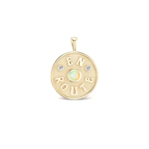 Marlo Laz Medium Opal En Route Pendant
