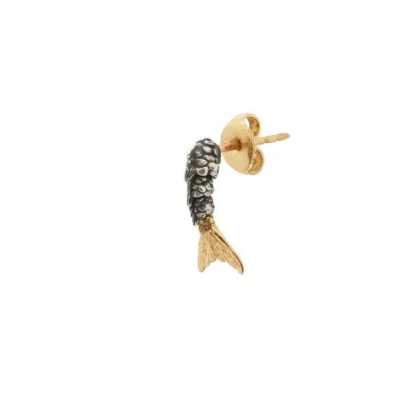 Bibi Van Der Velden Mini Mermaid Tail Stud