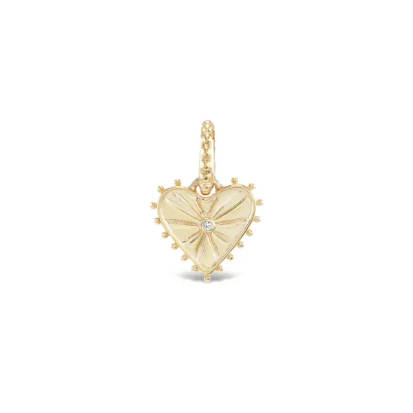 Marlo Laz Mini Pour Toujours Heart Charm