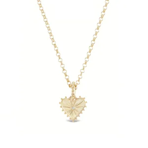 Marlo Laz Mini Pour Toujours Heart Charm