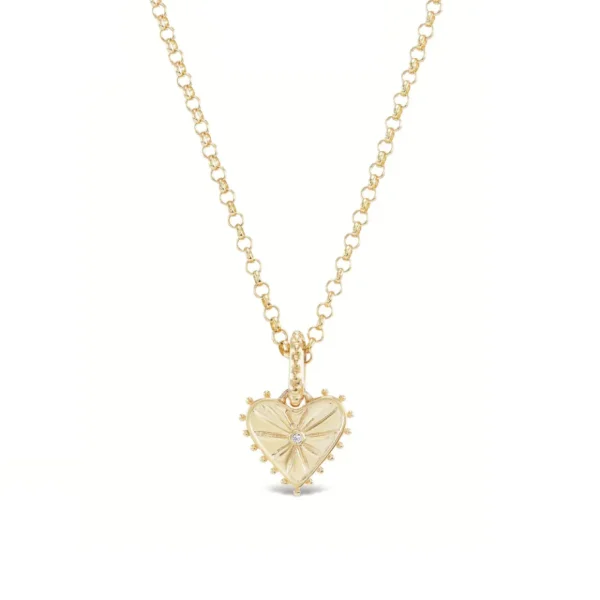 Marlo Laz Mini Pour Toujours Heart Charm