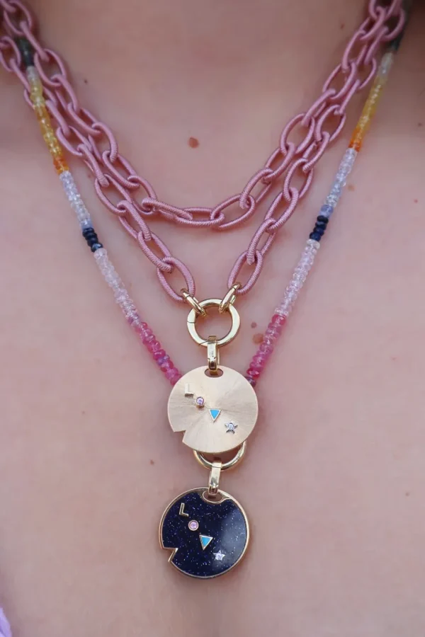 Anna Maccieri Rossi Ora Gold LOVE Talisman Charm