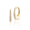 Rainbow K Pavé Diamond Grace Earrings