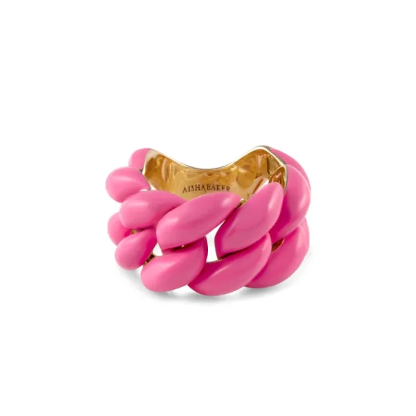 Aisha Baker Pink Chain Reaction Ring