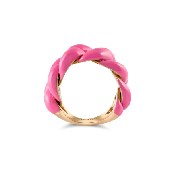 Aisha Baker Pink Chain Reaction Ring