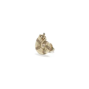 Bibi Van Der Velden Poseidon Getaway Shell Mini Stud Earrings