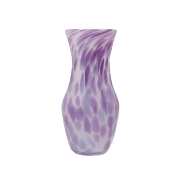 Paul Arnhold Glass Purple Spotted Vase
