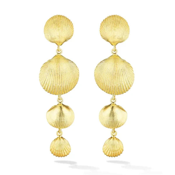Cadar Shell Drop Earrings