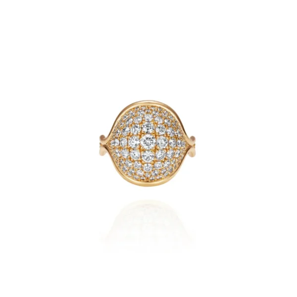 Fernando Jorge Small Fluid Diamond Pave Ring