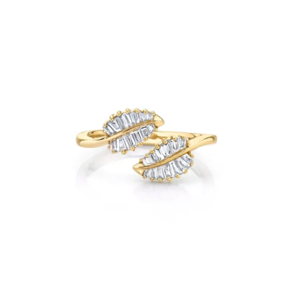 Anita Ko Small Palm Leaf Ring