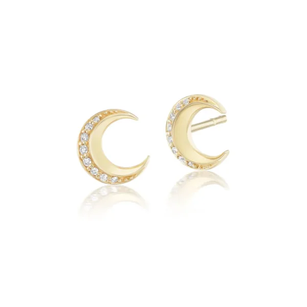 Harwell Godfrey Tiny Moon Studs